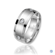 CrownRing Gold with Diamond Men's Wedding Band