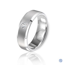 CrownRing Gold with Diamond Men's Wedding Band