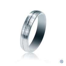 CrownRing Gold Men's Wedding Band