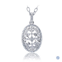 Gabriel & Co. 18kt White Gold Diamond Pendant